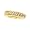 14K Tri-Color Gold Hand-Woven Wedding Band For Men and Women - Size 5