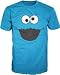 Mens Sesame Street Cookie Monster Face T-shirt