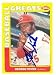 George Foster Autographed/Hand Signed Baseball Card (Cincinnati Reds) 1990 Swell Legends Card