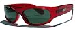 Porn Star Optics BANDITO Crystal Red Sunglasses with G15 Polycarbonate Lenses