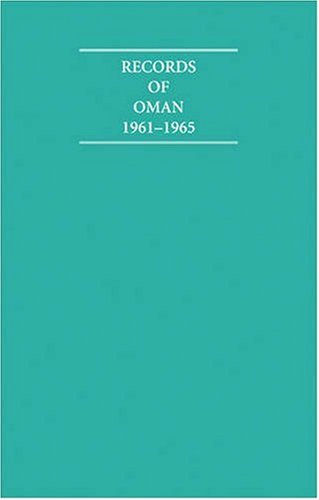 Records of Oman 1961-1965 5 Volume Set under United Arab Emirates in The Books Store