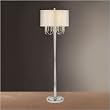 Walt Disney Signature Fantasy Floor Lamp in Chrome with Shade