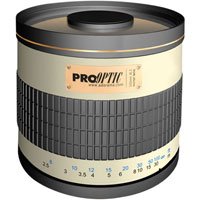Pro-Optic 500mm f 6.3 Manual Focus, T-Mount Mirror Lens with Yashica Contax SLR T-Mount by 