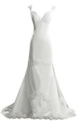 Sexy Tulle Lace-Up Mermaid Natural   Waistline  Dress with a Chapel Train 