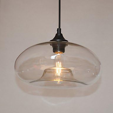 Modern Characteristic Pendant, 1 Light With Transparent Shade ( Color : Rose , Voltage : 110-120V )