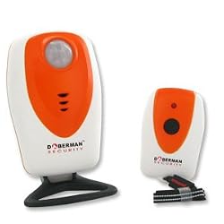 Doberman SE-0305OR Infrared Perimeter Protector Alarm. Orange/White