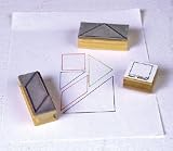 STAMP SET TANGRAM 5/PK