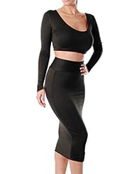 Polyester/Spandex Long Sleeves Knee Length Bandage Dress/Bodycon Dress/Club Dress/Evening Dress/Party Dress/Midi Dress 