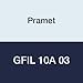 Pramet GFIL 10A 03 Carbide External Grooving and Turning Holder, Left Hand, G Type Clamp, Insert LCM. 0316, 0.625" x 0.625" Square Shank