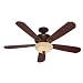 Hunter Fans 21711 60″ Grant Park Contemporary Indoor New Bronze Ceiling Fan w/ Light