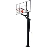 Goalrilla B4002W GS60 Glass 60 Inch In Ground with Anchor Kit Basketball System