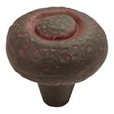 Hickory Hardware P3003-RI 1-1/2-Inch Refined Rustic Knob, Rustic Iron