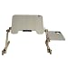Portable Laptop Table W/ extra board, Eco-friendly Wood, Khaki