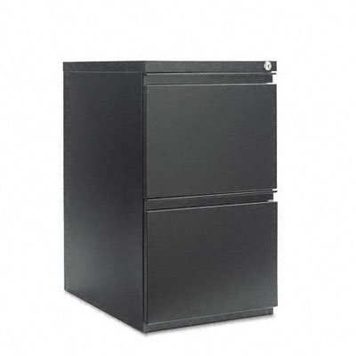 Two-Drawer Mobile File Pedestals Black (ALEPB542823BL)