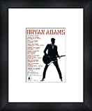 BRYAN ADAMS UK Tour 2008 - Custom Framed Original Ad