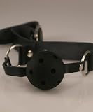 Breathable Ball Gag with Black Collar