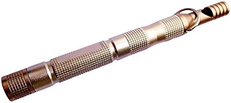 LAXWIN LD3S Aerospace aluminum alloy Magnesium Fire Starter, Scraper, Whistle, Compass, Keychain, BONUS Gifts, 3 Colors Optional (Desert color)