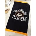 Wilde Kerle Strandtuch Badetuch schwarz/orange