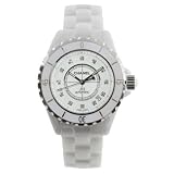 Buy Chanel Men's H1629 J12 Diamond White Dial Watch Lower Price, Chanel H1629, LT980 Shopping Online