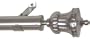 Window Curtain Rod / Drapery Rod 52 Inch - 144 Inch Trophy Nickel