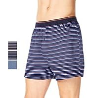 3 Pack Authentic Pure Cotton Assorted Marl Boxers