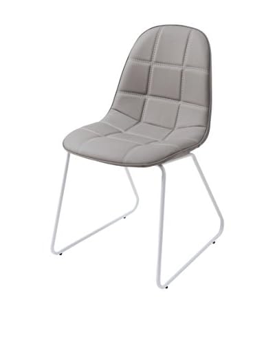 TrendyItalia Set Sedia 4 pezzi Adele Grigio