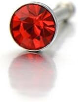 Tianmall Nose Studs Rings Bars Pins with Cubic Zirconia Stainless Steel Body Jewelry Piercing