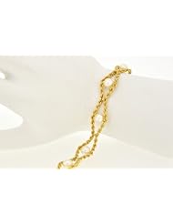 10K Yellow Gold Bracelet with Pearls