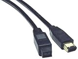 CiTi - FireWire Gold 800 to 400 9 to 6 pin Cable (9pin 6pin) 6FT , IEEE-1394B Firewire 800 9-pin/6-pin Cable 6 FEET GOLD P...