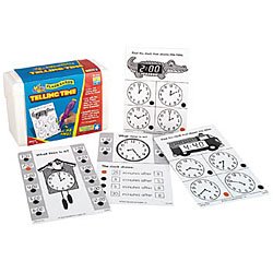 Childrens Toyshop  Toys : Hot Dots Telling Time Flash Cards