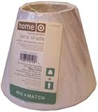 6 LAMP SHADE CHANDELIER IN WHITE