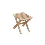 Southern Cypress Patio Adirondack Outdoor Rectangular Side Table