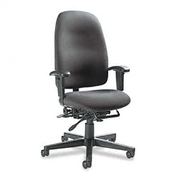 Global Industries Granada Series High Back Multi-Tilter Chair, Gray Fabric (Glb32173Nbkim11)