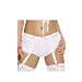 ForPlay Ruffled Petticoat Panty with Garters 116009