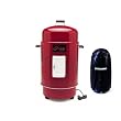 Brinkmann 810-7080-8 Gourmet Electric Smoker and Grill with Vinyl Cover, Red