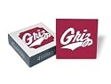 Set of 4 Ceramic Coasters (4"x4") Griz Coaster Set Montana Grizzlies Beverage Drinkware