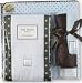 SwaddleDesigns Swaddle Designs Baby Gift Set with Swaddling Blanket,Baby Lovie and Set of Burpies in Clear Plastic Box- Blue Polka Dot Print