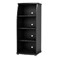 City Life Audio Tower/ Bookcase - Black
