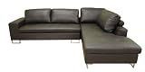 Sydney Dark Brown Leather Sofa