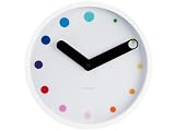 Karlsson Eclipse Steel Wall Clock, White Kitchen & Housewares