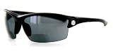 "STONE CREEK" mens Bifocal Sunglasses with low-profile, wrap-around sports design for youthful and active men who need magnification to read cell phones, maps, directions, etc. while they drive, work, read, travel or play sports in the sun.