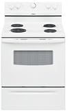 RF111PXSQ 30 Freestanding Electric Range with Balanced Bake System Manual Clean & Storage
