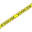 No Work Zone Party Tape Party Accessory (1 count) (1/Pkg)