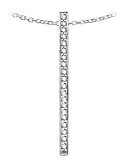 Image of Kit Heath Sterling Silver 90Fpcz Womens Cubic Zirconia Pendant + Chain