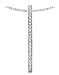 Kit Heath Sterling Silver 90Fpcz Womens Cubic Zirconia Pendant + Chain