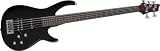 Rogue LX405 Pro 5-String Bass, Black