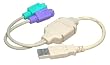 Max Value Adattatore USB PS2 per connessioni tra tastiera e Mouse