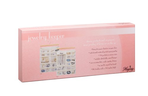 Hagerty 19888 Hanging Jewelry Keeper Includes Hanger, Tan