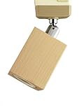 直付 WOODY モーガルソケット＜Kaku＞ナチュラル（一般天井器具用-電球別売）