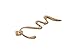 Bundle Monster 6pc Punk Style Ear Wrap Charm Cuff Earring Stud Fashion Accessory for Pierced + Non Pierced - Mixed Lot